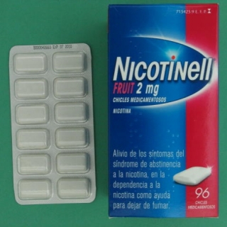 Nicotinell fruit 2 mg 24 chicles ayuda a dejar de fumar.