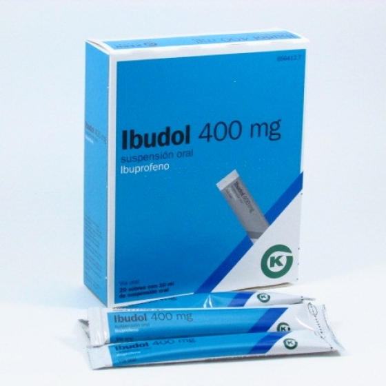 IBUDOL 400 MG 20 SOBRES SUSPENSION ORAL 10 ML