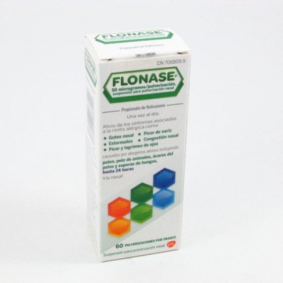 FLONASE 50MCG/PULSACION NEBULIZADOR NASAL 60 DOSIS