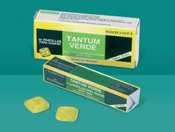 TANTUM VERDE 3 MG 20 PASTILLAS PARA CHUPAR LIMON