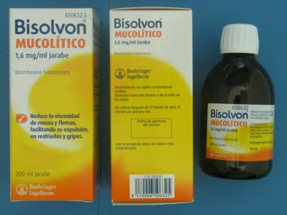 BISOLVON MUCOLITICO 1.6 MG/ML JARABE 200 ML