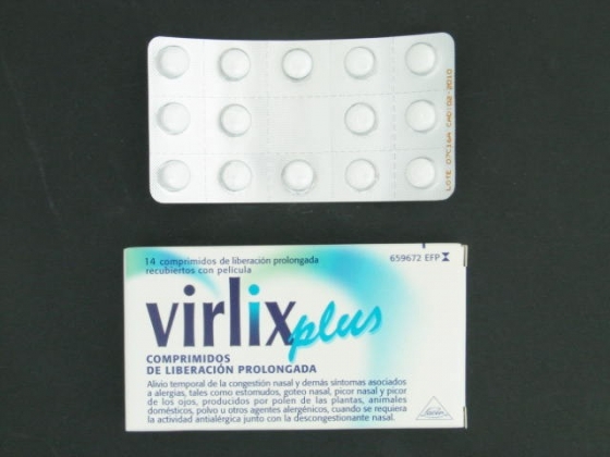 VIRLIX PLUS 5/120 MG 14 COMPRIMIDOS LIBERACION PROLONGADA
