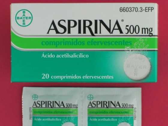 ASPIRINA 500 MG 20 COMPRIMIDOS EFERVESCENTES