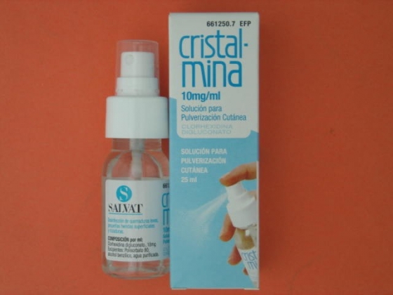 CRISTALMINA 10 MG/ML SOLUCION TOPICA PULVERIZADOR 25 ML