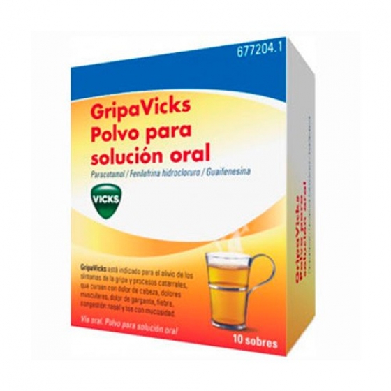 GRIPAVICKS 10 SOBRES 