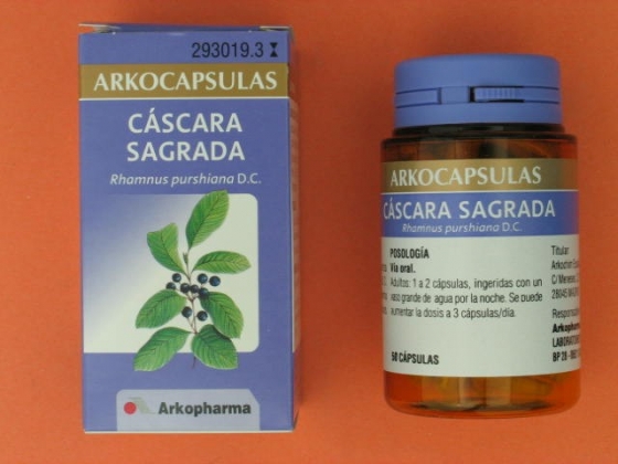 ARKOCAPSULAS CASCARA SAGRADA 250 MG 50 CAPSULAS