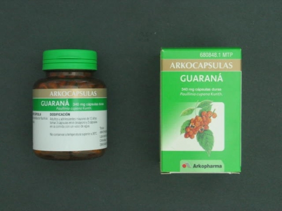 ARKOCAPSULAS GUARANA 340 MG 84 CAPSULAS