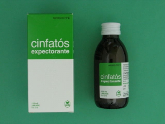CINFATOS EXPECTORANTE 2/10 MG/ML JARABE 125 ML