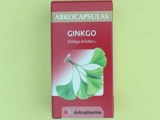 GINKGO ARKOCAPSULAS 180 MG 50 CAPSULAS
