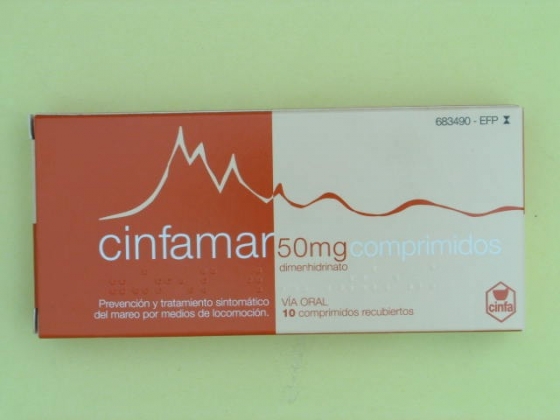 CINFAMAR 50 MG 10 COMPRIMIDOS RECUBIERTOS