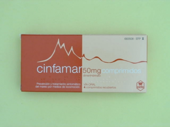 CINFAMAR 50 MG 4 COMPRIMIDOS RECUBIERTOS