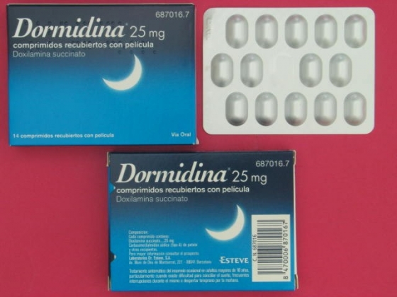 DORMIDINA 25 MG 14 COMPRIMIDOS