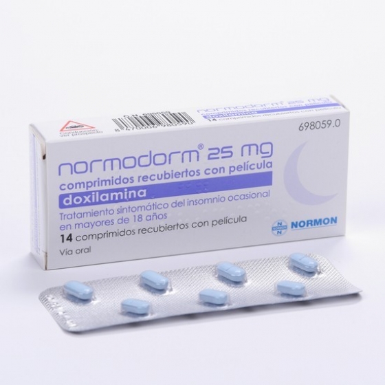 NORMODORM 25 MG 14 COMPRIMIDOS RECUBIERTOS