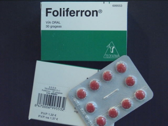 FOLIFERRON 30 GRAGEAS