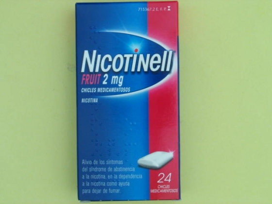NICOTINELL FRUIT 2 MG 24 CHICLES MEDICAMENTOSOS