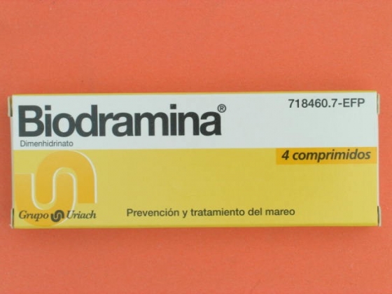 BIODRAMINA 50 MG 4 COMPRIMIDOS