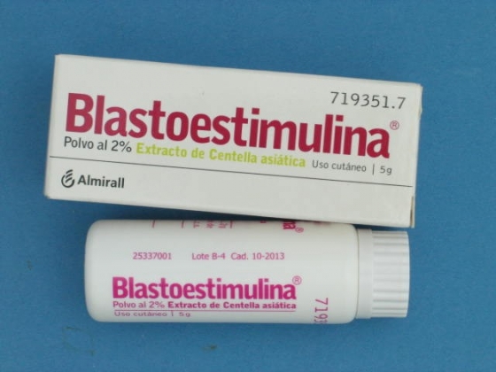 BLASTOESTIMULINA 20 MG/G POLVO TOPICO 5 G
