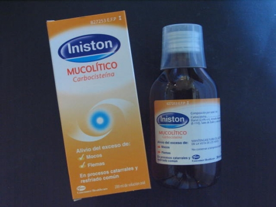 INISTON MUCOLITICO 50 MG/ML SOLUCION ORAL 200 ML