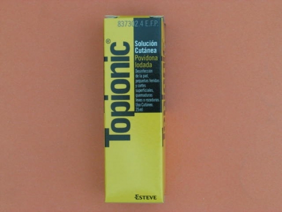 TOPIONIC 10% SOLUCION TOPICA 25 ML