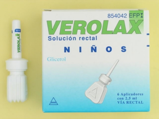 VEROLAX NIÑOS 1.8 ML SOLUCION RECTAL 6 ENEMAS 2.5 ML