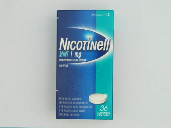 NICOTINELL MINT 1 MG 36 COMPRIMIDOS PARA CHUPAR
