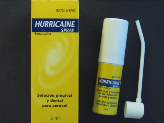 HURRICAINE 200 MG/ML SOLUCION TOPICA PULVERIZADOR 5 ML