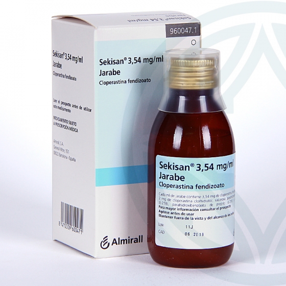 SEKISAN 3.54 MG/ML JARABE 120 ML