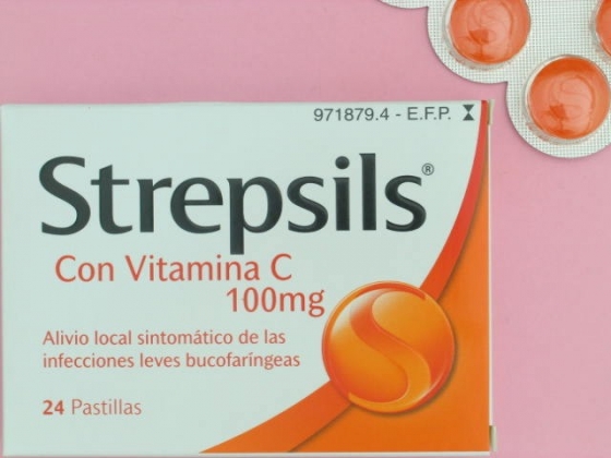 STREPSILS CON VITAMINA C 24 PASTILLAS PARA CHUPAR