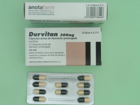 DURVITAN RETARD 300 MG 10 CAPSULAS LIBERACION PROLONGADA