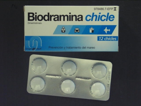 BIODRAMINA 20 MG 12 CHICLES