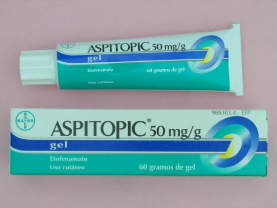 ASPITOPIC 50 MG/G GEL TOPICO 60 G