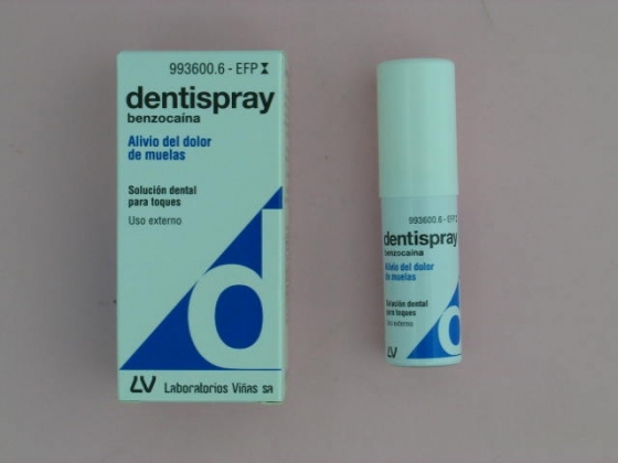 DENTISPRAY 50 MG/ML AEROSOL BUCAL SOLUCION 5 ML