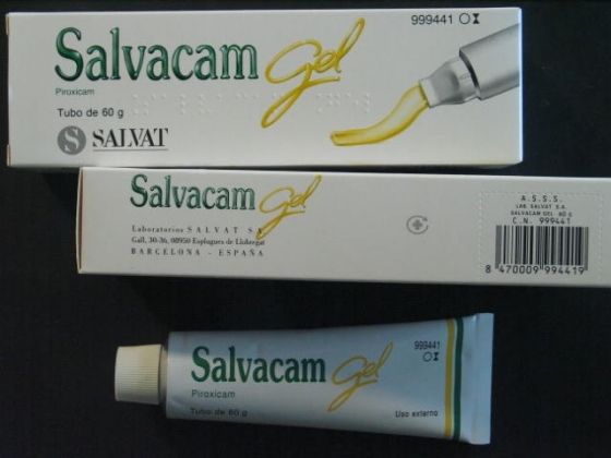 SALVACAM GEL 5 MG/G GEL TOPICO 60 G