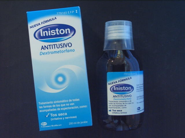 Iniston tos 1,5 mg/ml jarabe, 1 frasco de 200 ml