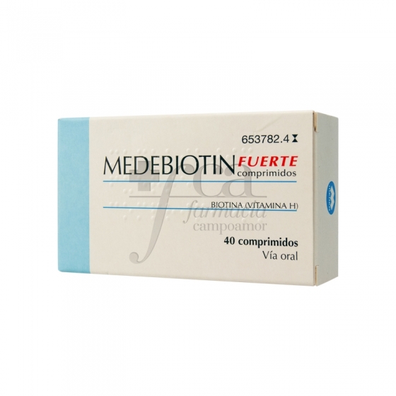 MEDEBIOTIN FUERTE 5 MG 40 COMPRIMIDOS