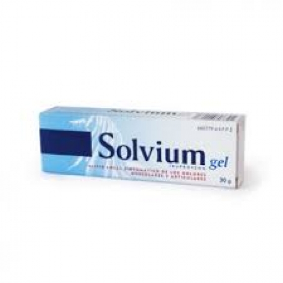 SOLVIUM 50 MG/G GEL TOPICO 60 G