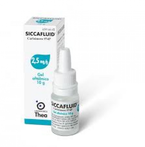 SICCAFLUID 2,5 MG/G GEL OFTLMICO 10 G