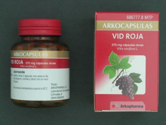 VID ROJA ARKOCAPSULAS 270 MG 84 CAPSULAS