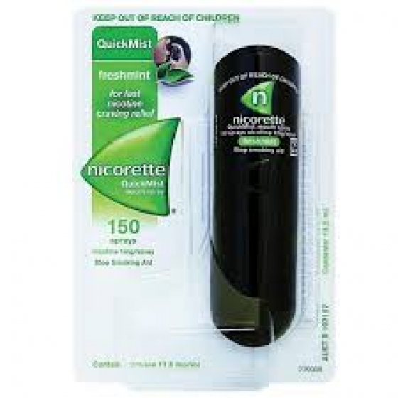NICORETTE BUCOMIST 1 MG/PULVERIZACION 1 AEROSOL BUCAL 150 DOSIS