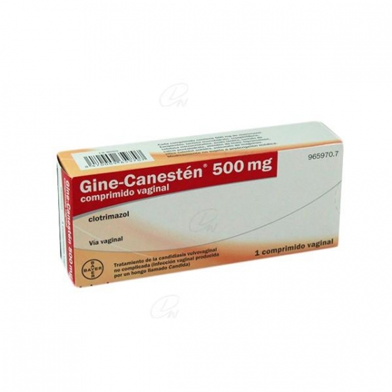 GINE CANESTEN  500 MG 1 CAPSULA VAGINAL BLANDA (CON APLICADOR)