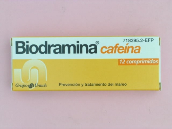 BIODRAMINA CAFEINA 12 COMPRIMIDOS