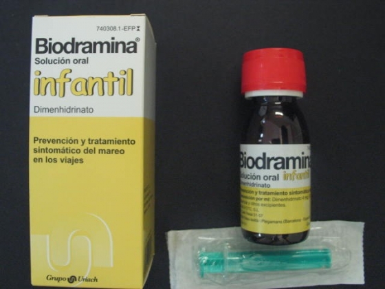BIODRAMINA INFANTIL 4 MG/ML SOLUCION ORAL 60 ML
