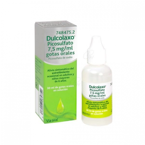 DULCOLAXO PICOSULFATO 7.5 MG/ML GOTAS ORALES SOLUCION 30 ML