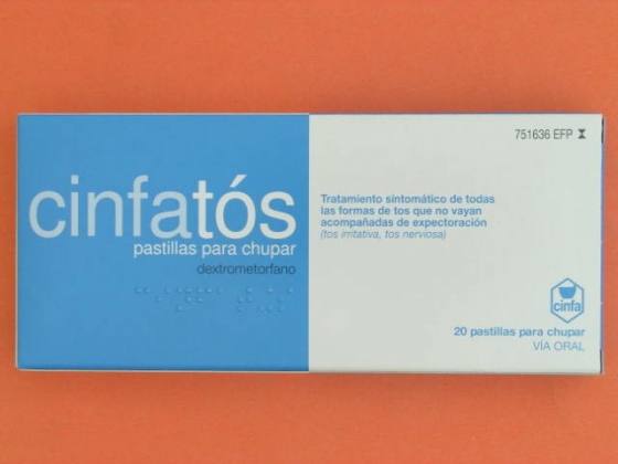 CINFATOS 10 MG 20 PASTILLAS PARA CHUPAR