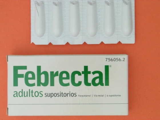 FEBRECTAL ADULTOS 600 MG 6 SUPOSITORIOS
