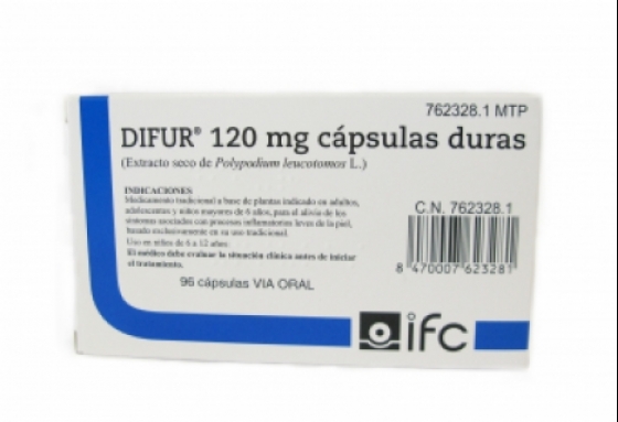 DIFUR 120 MG 96 CAPSULAS