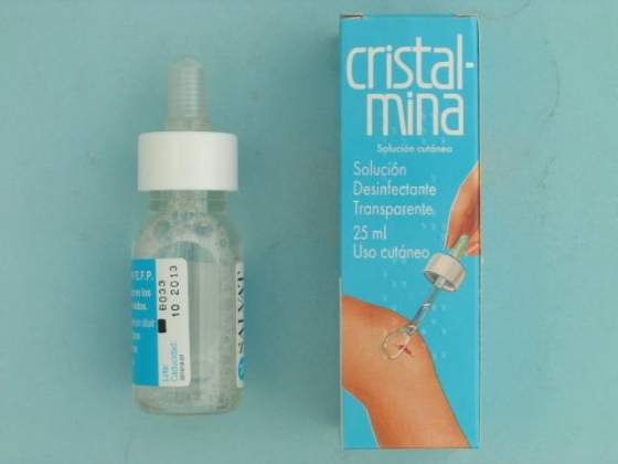 CRISTALMINA 10 MG/ML SOLUCION TOPICA 1 FRASCO 25 ML