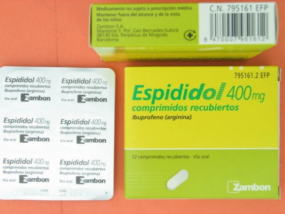 ESPIDIDOL 400 MG 18 COMPRIMIDOS RECUBIERTOS