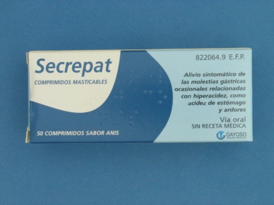 SECREPAT 50 COMPRIMIDOS MASTICABLES ANIS