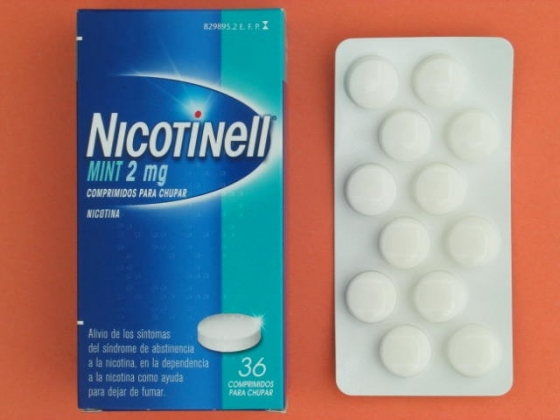 NICOTINELL MINT 2 MG 36 COMPRIMIDOS PARA CHUPAR